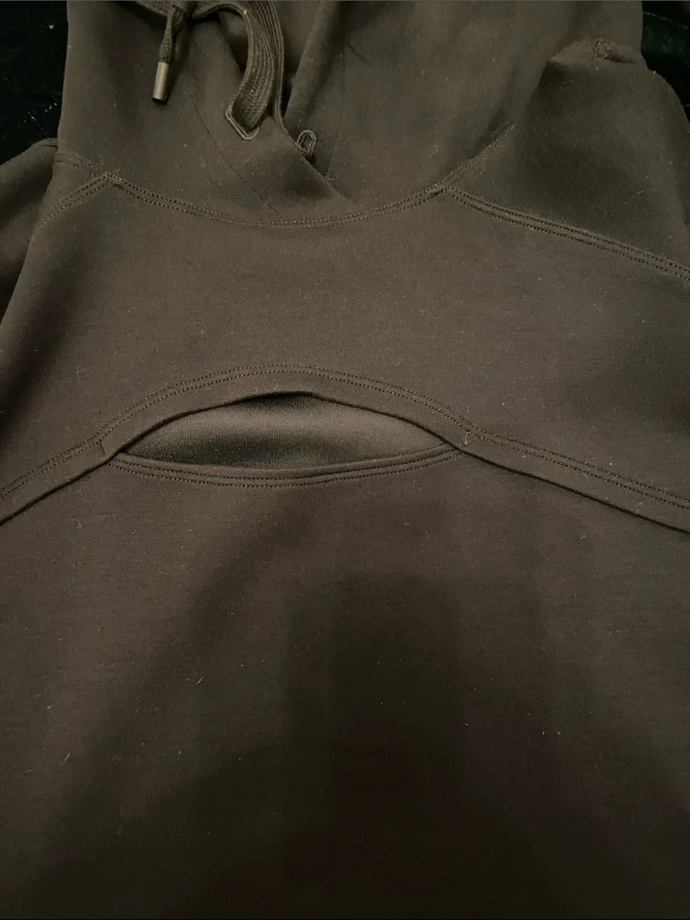 lululemon athletica Black Cropped Pullover Hoodie
